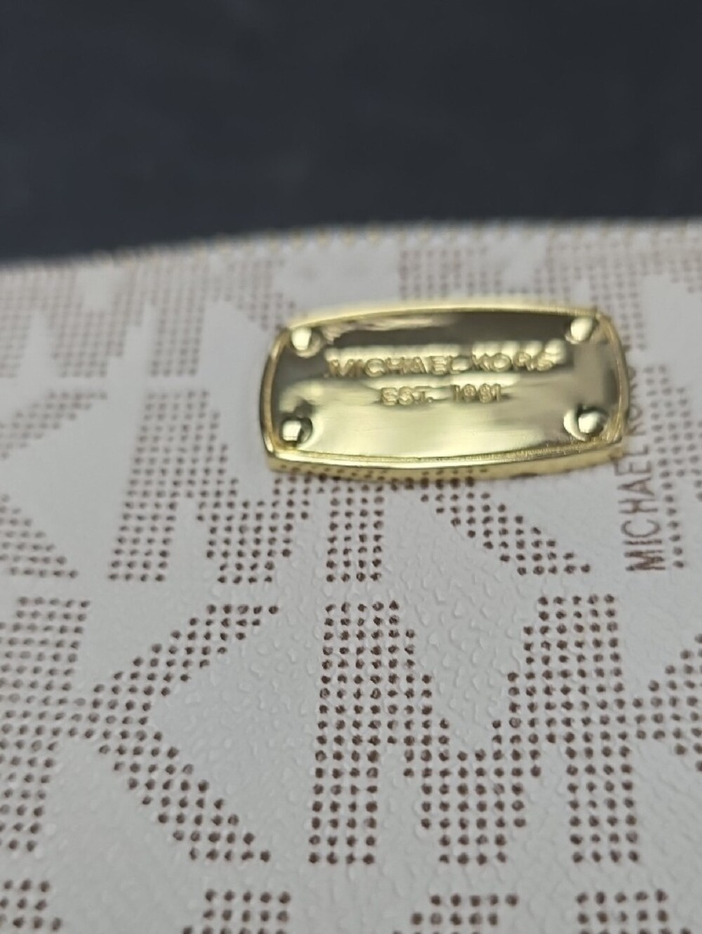 Michael Kors Beige Logo Belt Bag - Picture 8 of 12